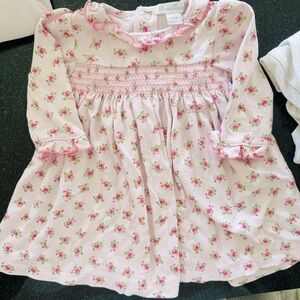 Kissy kissy baby smocked dress 0/3 months